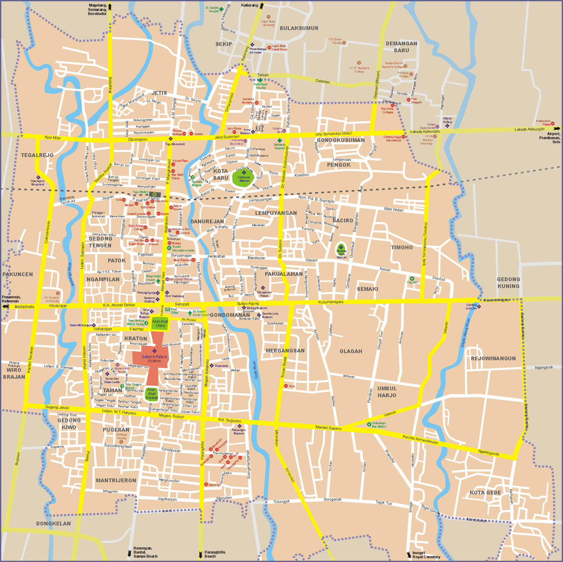 Map Yogyakarta